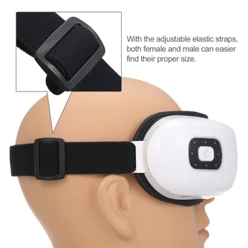 

Intelligent Eye Massager Heated Therapy Eye Electric Massager Air Pressure Point Massage Vibration Devicce for Relief Strain