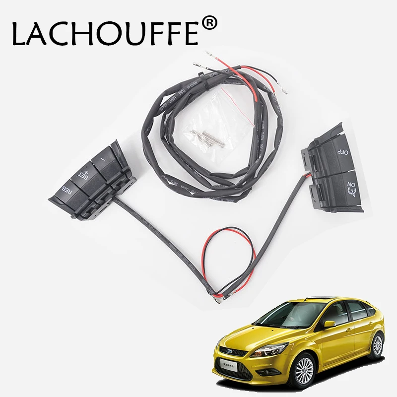 

Brand New Genuine Steering Wheel Control Buttons Audio Volume Cruise Control System Kit For Ford Focus 2005-2011