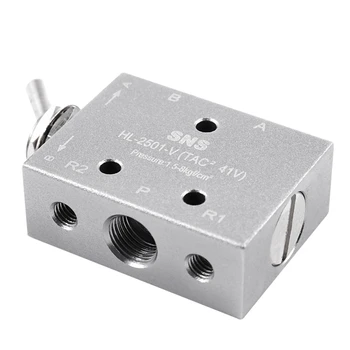 

New HL2501-V Carbon Steel Pneumatic Toggle Knob Switch Valve