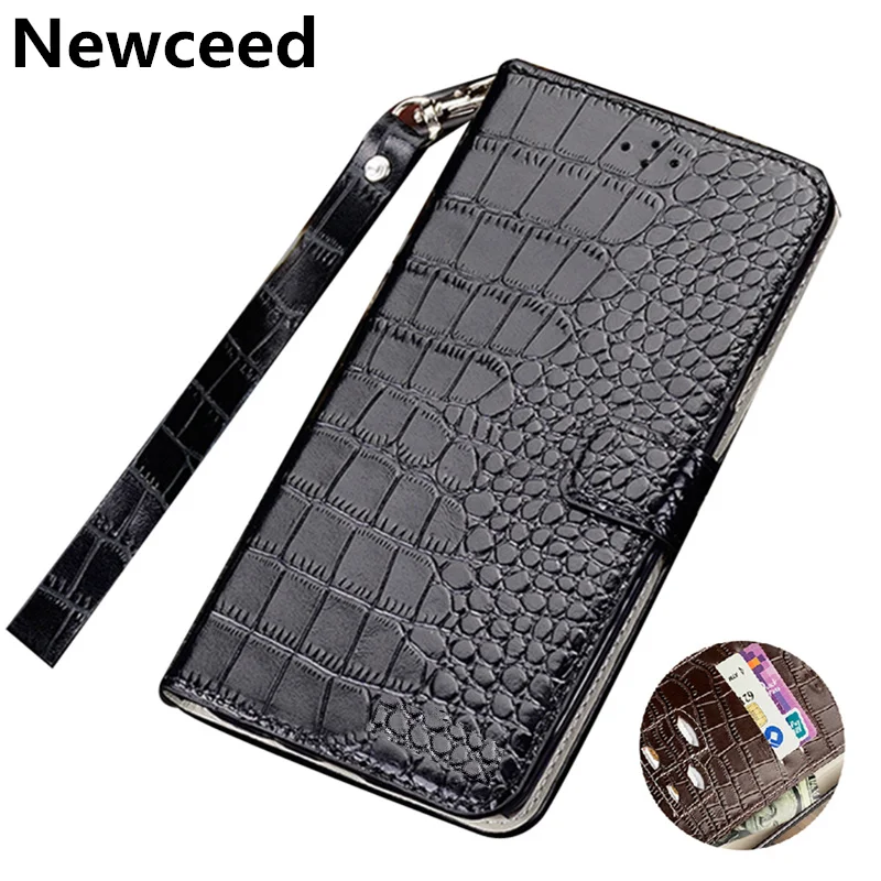  Business Genuine Leather Lanyard Wallet Phone Case Side Clasp For Asus Zenfone 6Z ZS630KL/Asus Zenf