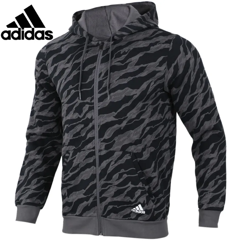 

Original Adidas New Arrival ESS AOP FZ HDY Men's Down coat Hiking Down Sportswear DN8628