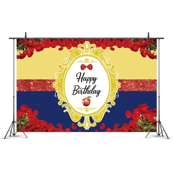 

Retro Flowers Wall Party Backdrops Baby Shower Kids Birthday Party Decoration Wall Sticker Poster Photography Background Props