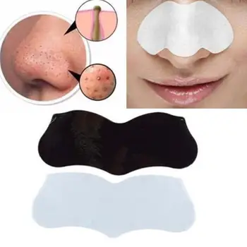 

10PCS Bamboo Charcoal Black Head Remover Deep Nose Pore Cleasing Strip Nose Sticker Pig Nose Mask Charcoal Black Mask