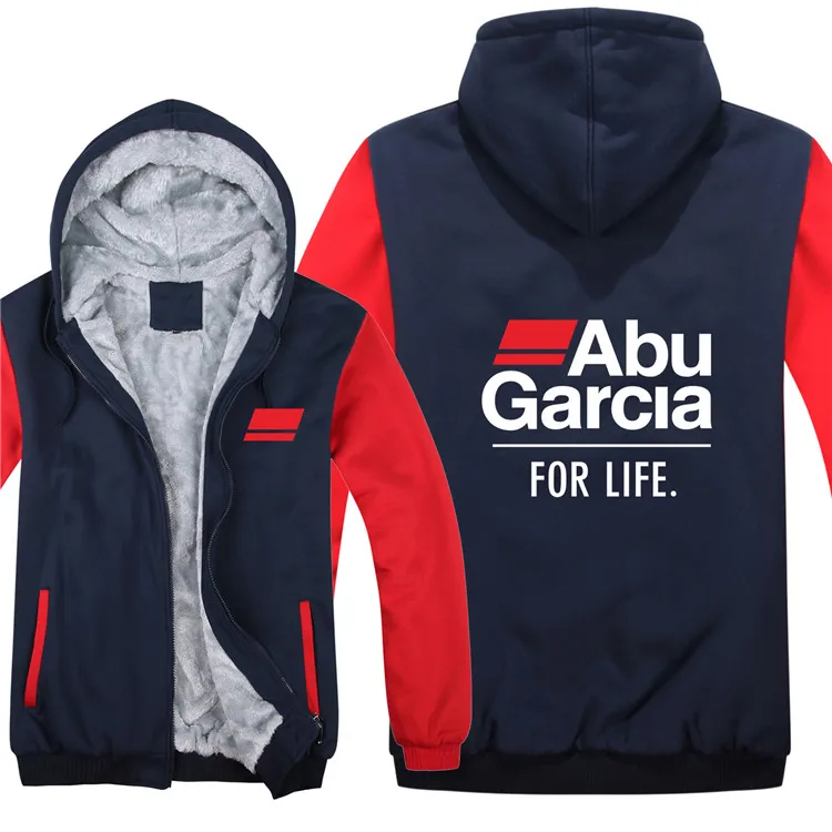 Зимние толстовки Abu Garcia теплые мужские модные шерстяные подклад куртки Abu Garcia свитшоты Fisher Мужское пальто - Цвет: as picture