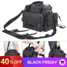 Поясная наплечная сумка-мессенджер для рыбалки на открытом воздухе многофункциональная водонепроницаемая ткань Оксфорд Рыболовная Снасть катушка Приманка камера сумка для хранения