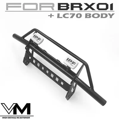 Rc автомобили металлический RHINO передний бампер для 1/10 бумрейсинг BRX01 шасси матч KILLERBODY LC70 корпус - Цвет: TYPE B