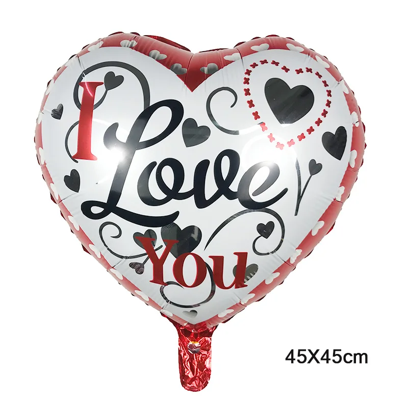1 шт. Новый 18 дюймов с надписью I love you (я тебя люблю) декоративный набор воздушных