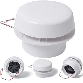 

12V RV Motorhome Exhaust Fan 60CFM Easy Install Ventilation Caravan Cooling Effective Trailer ABS Ceiling Mount Mute Roof