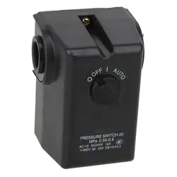 Горизонтальный тип запасная часть 4 порта SPDT воздушный компрессор насос давление Вкл/Выкл ручка переключатель управления клапан 80-115 PSI AC240V 1