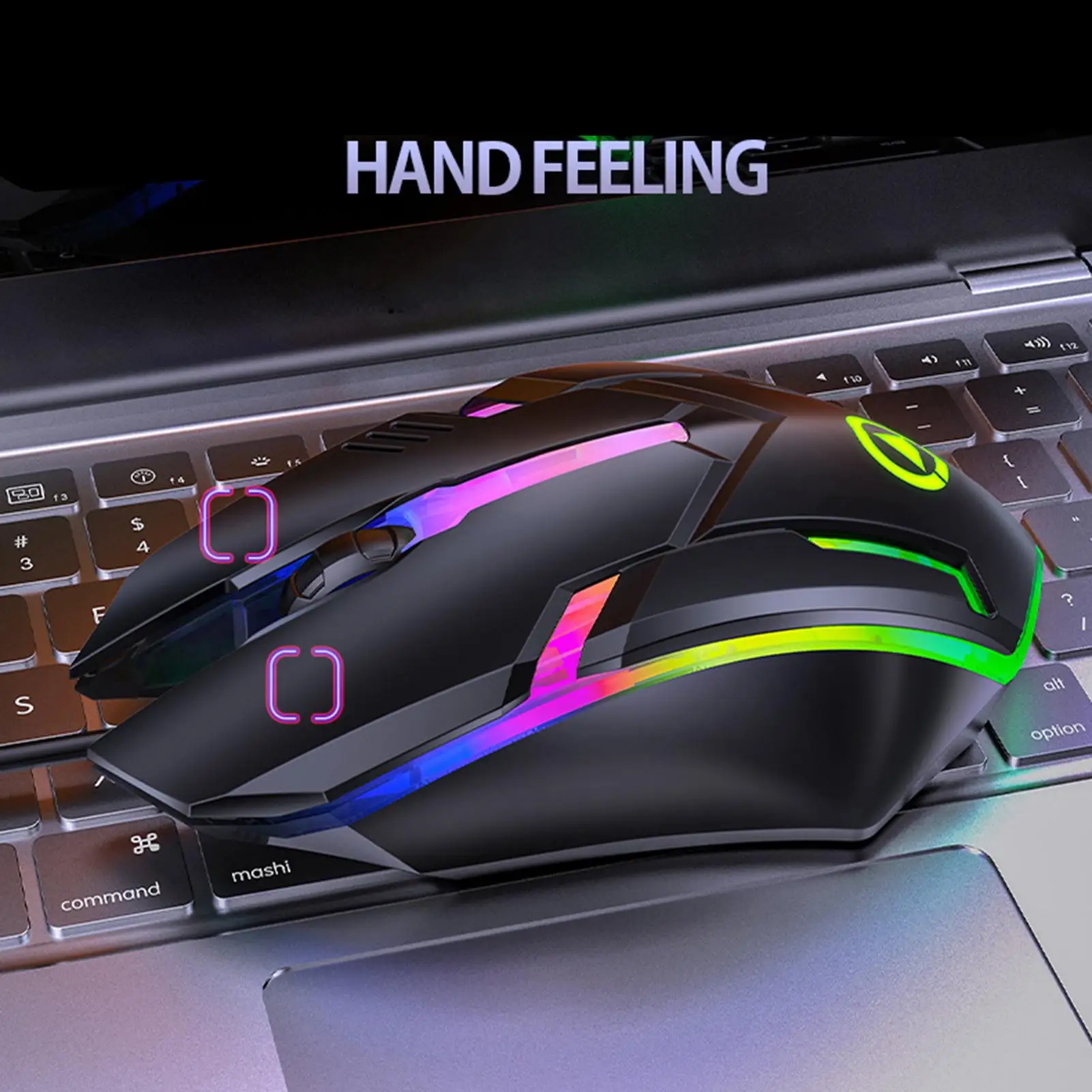 

G6 1200 DPI Colourful Light Wired Backlight Gaming Mouse for Laptop/Computer