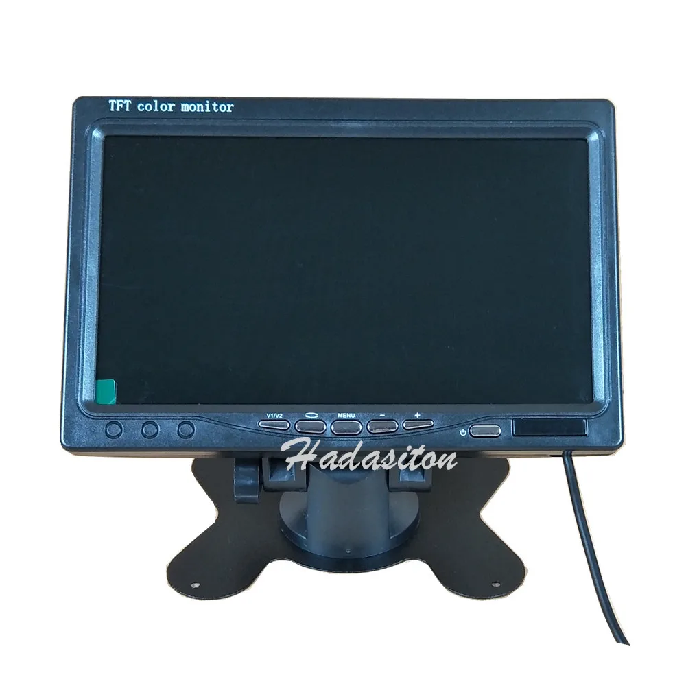 Universal 7" HD screen Car Monitor 1024*600 Security Monitor Parking assistance Rearview camera optional car display monitor display car parking monitor
