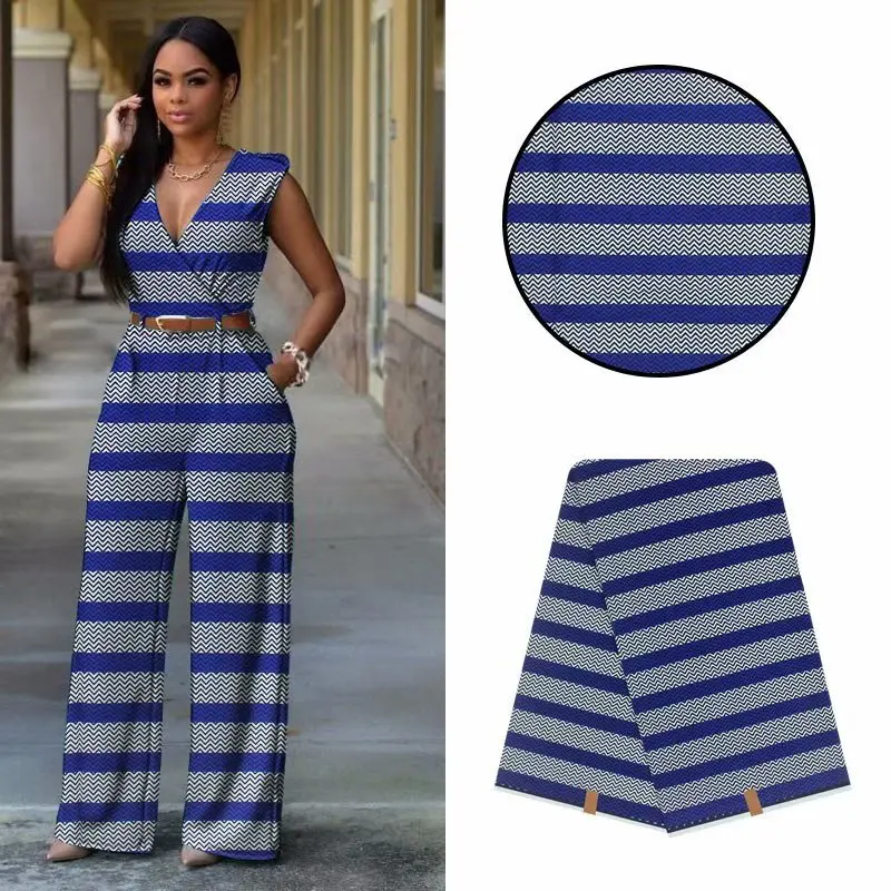 Модная африканская восковая ткань с настоящей печатью,, 6 ярдов/партия, лучшее качество для женщин YB2