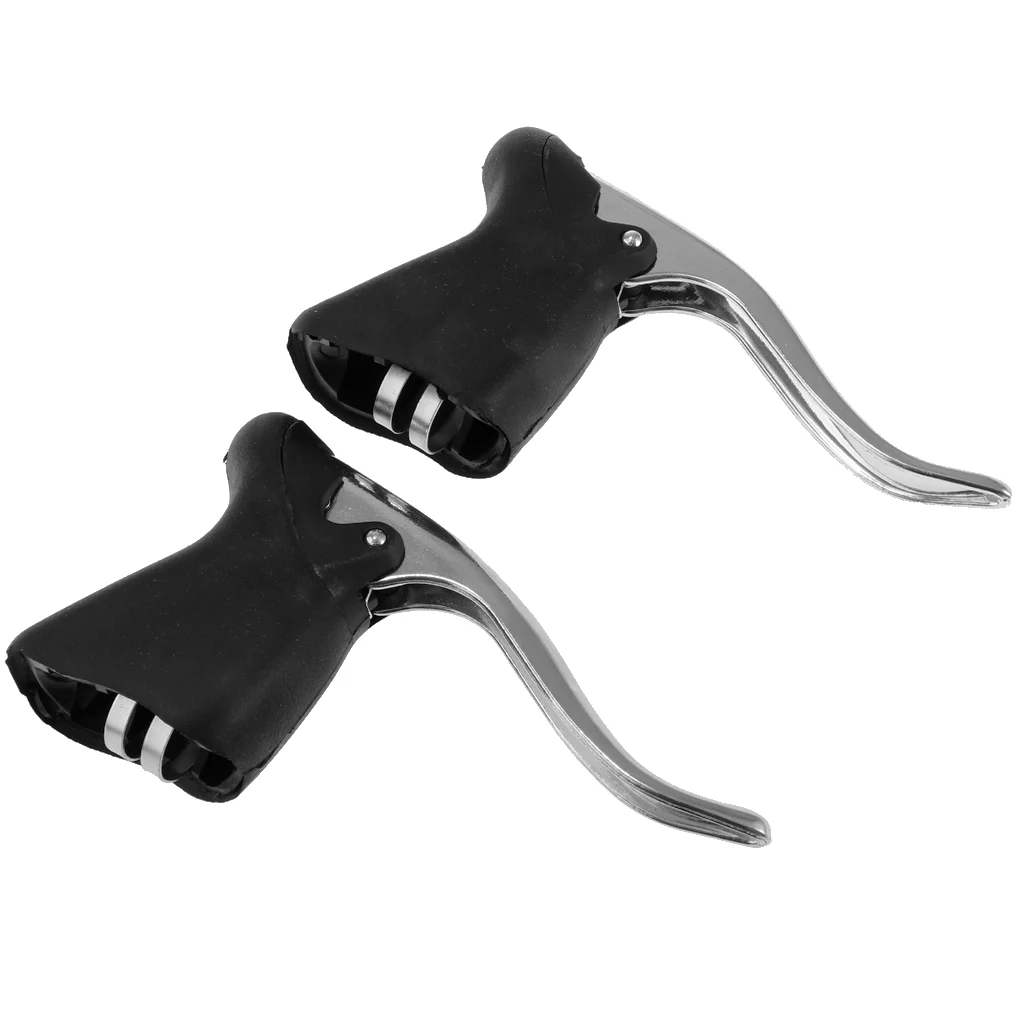 1 Pair Road Bike Drop Bar Brake Levers Cycling Accessories Replacement