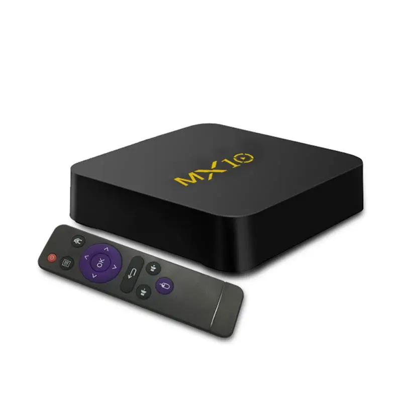  IPTV France Box MX10 Andriod 9.0 4GB 64GB RK3328 1 Year QHDTV Subscription IPTV French Belgium Neth