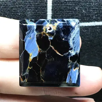 

Top Natural Pietersite Necklace Pendant For Woman Lady Man Crystal 27x24x9mm Rectangle Beads Namibia Energy Stone Jewelry AAAAA