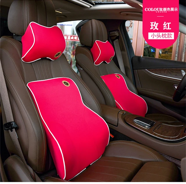 Memory Foam Car Lumbar Support Set  Car Seat Memory Foam Cushion - High  Quality Car - Aliexpress