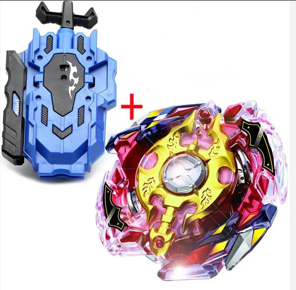 Горячая Beyblade Burst Launcher левая и правая двухсторонняя проволочная пусковая установка Bayblade игрушка Bable Drain Fafnir Феникс Bayblade Рождественский подарок - Цвет: b86