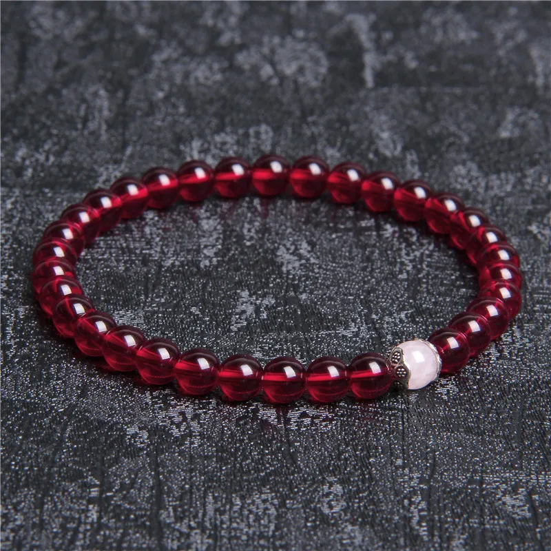 3Pcs/set Natural Stone Bracelet Set 6mm Beads Bracelets For