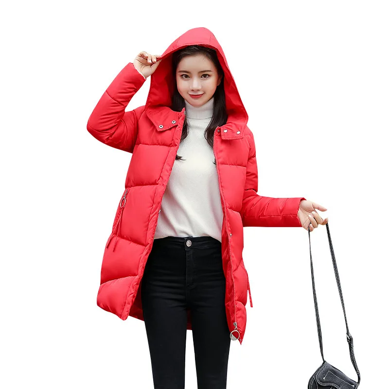 

New arrival new female students loose with thick cotton-padded jacket coat down jacket winter coat 8802