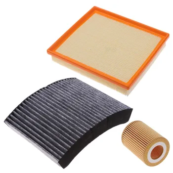 

3PCS Car Air Filter Cabin Filter Oil Filter For BMW 2012-2014 320i 328i 2.0T