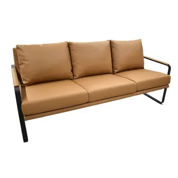 

Sofa SCHUBERT, 3 seaters, regenerated leather vintage Brown