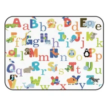 CHARMHOME мягкий ковер Противоскользящий ковер Abc алфавит мультфильм ковер с животными для гостиной коврик для домашнего декора