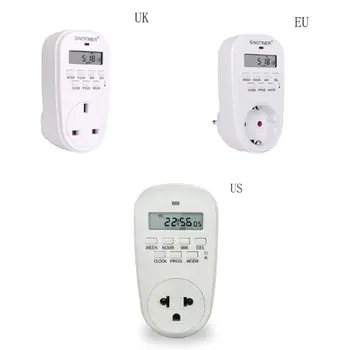 

Digital Timer Switch Energy Saving Clock Smart Power Socket EU/US/UK Plug
