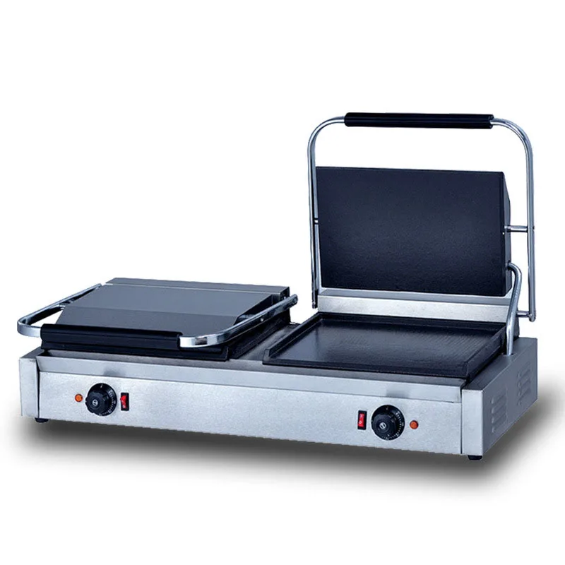 BS-813E Double-head Platen Sizzling Steak Special Platen Furnace Sandwich Machine Double-sided Electric Oven