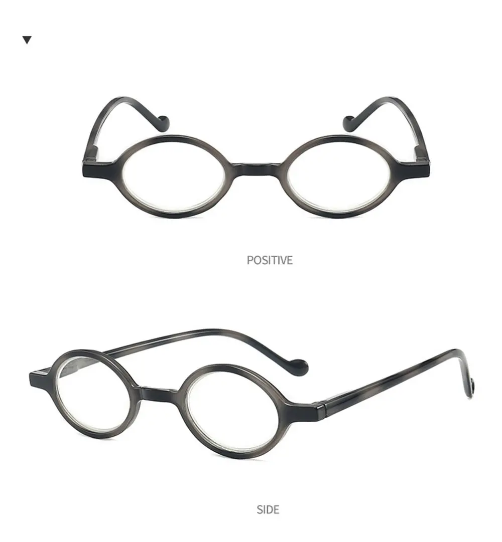 Seemfly для мужчин и женщин очки для чтения винтажные модные маленькие круглые рамки пресбиопические очки ультралегкие анти-голубые очки для