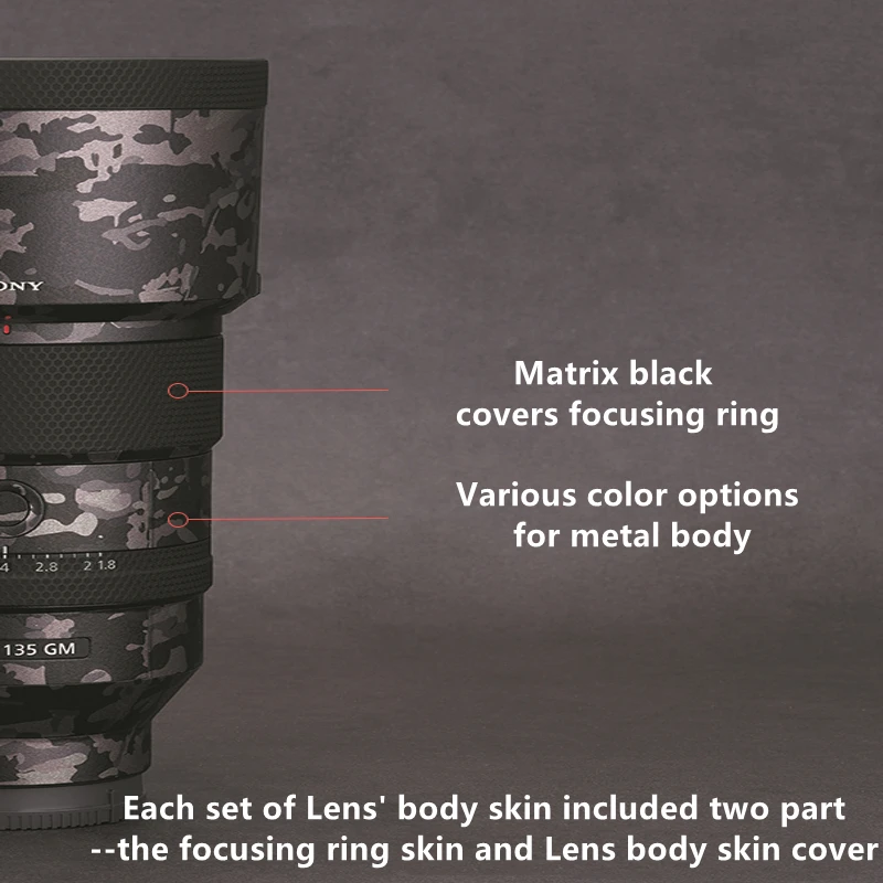 For Sony FE135 F1.8 GM Lens Skin FOR Sony FE 135mm f1.8GM