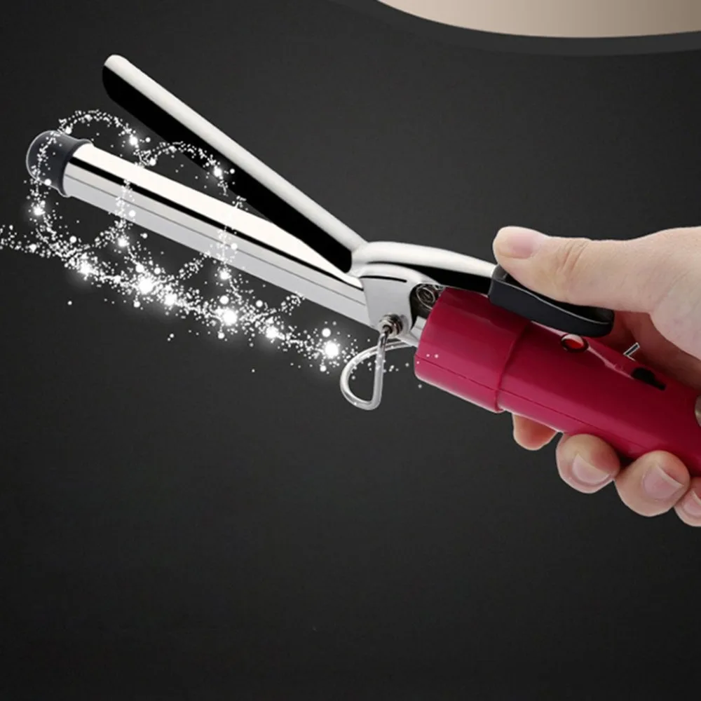 Electric Hair Curler Hair Styling Hot Tool Portable Salon Home Use Travel Hair Curler Straight Hair 4