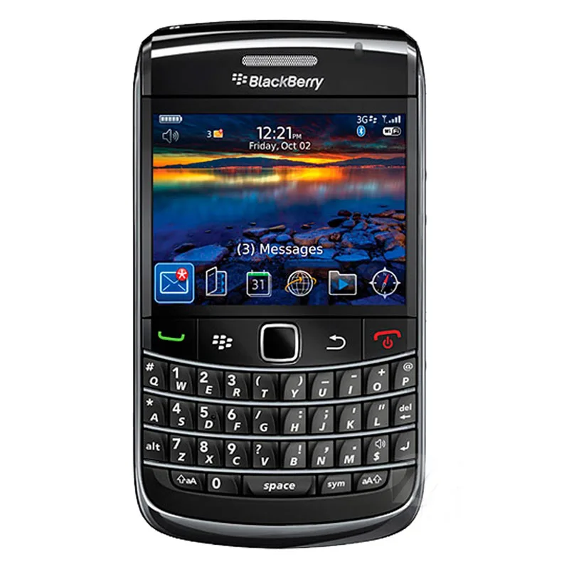 Оригинальный Blackberry Bold 9700 мобильный телефон GSM/WCDMA QWERTY клавиатура 3.2MP Камера