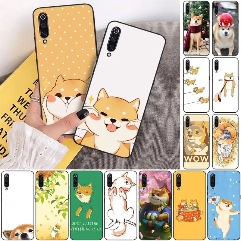 

FFboost Animal Shiba Inu luxury brand case coque fundas for samsung galaxy S8 S9 S10e S20 PLUS J6 J600 cases cover