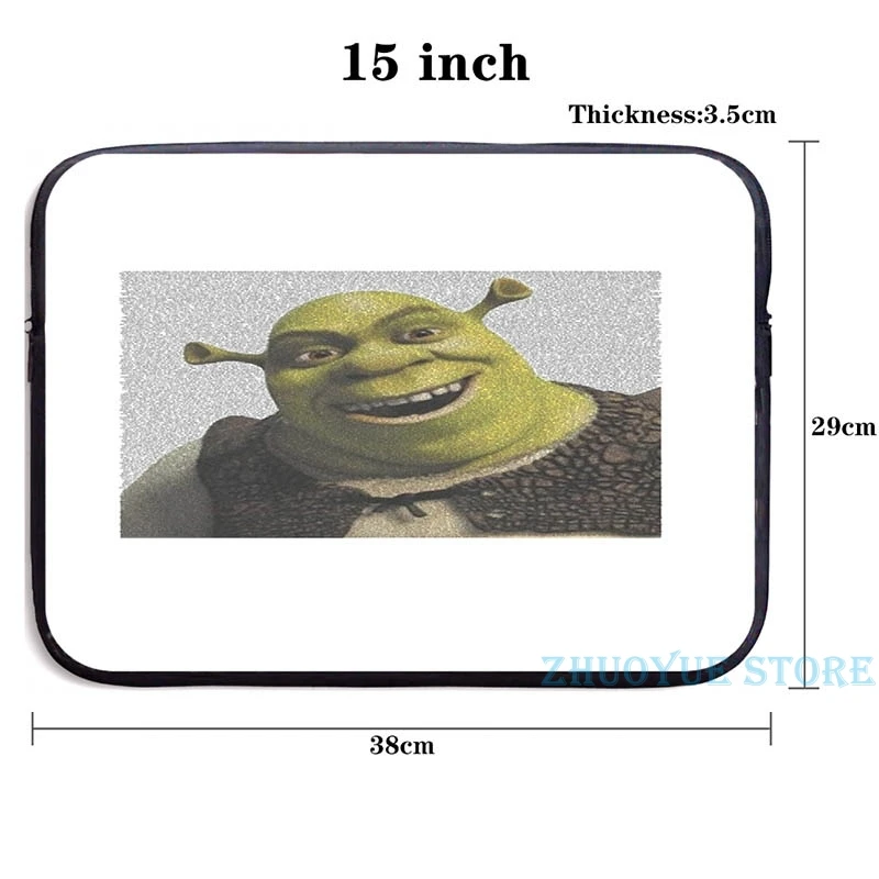 Impressão gráfica engraçada shrek gritando carga usb mochila masculino  sacos de escola saco de viagem bolsa para portátil