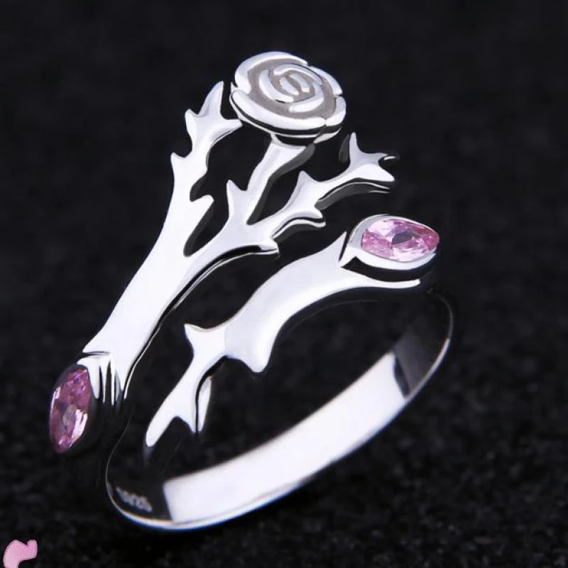 魔法少女まどか マギカ鹿目まどか925スターリングシルバーリング Rings Aliexpress