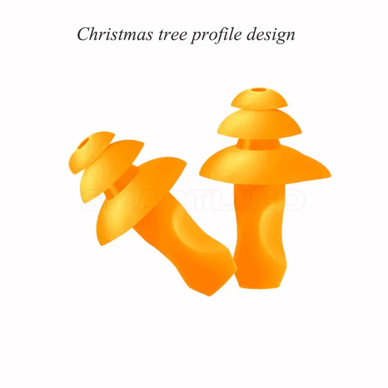 5 пар Многоразовые Мягкие силиконовые затычки со шнуром для ушей шумоподавление