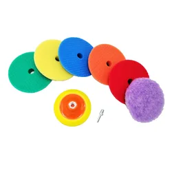 5 & 6 polegada polimento rodas automotivo boinas de polimento para máquina de polimento almofadas de polimento carro esponja para carros de polimento