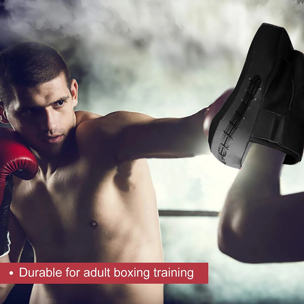 Curved Punching Mitts Boxing Pads - MMA Punch Mitts Training Boxing Punch Focus Mitts Target Focus Punch Pad Gloves Karate Muay