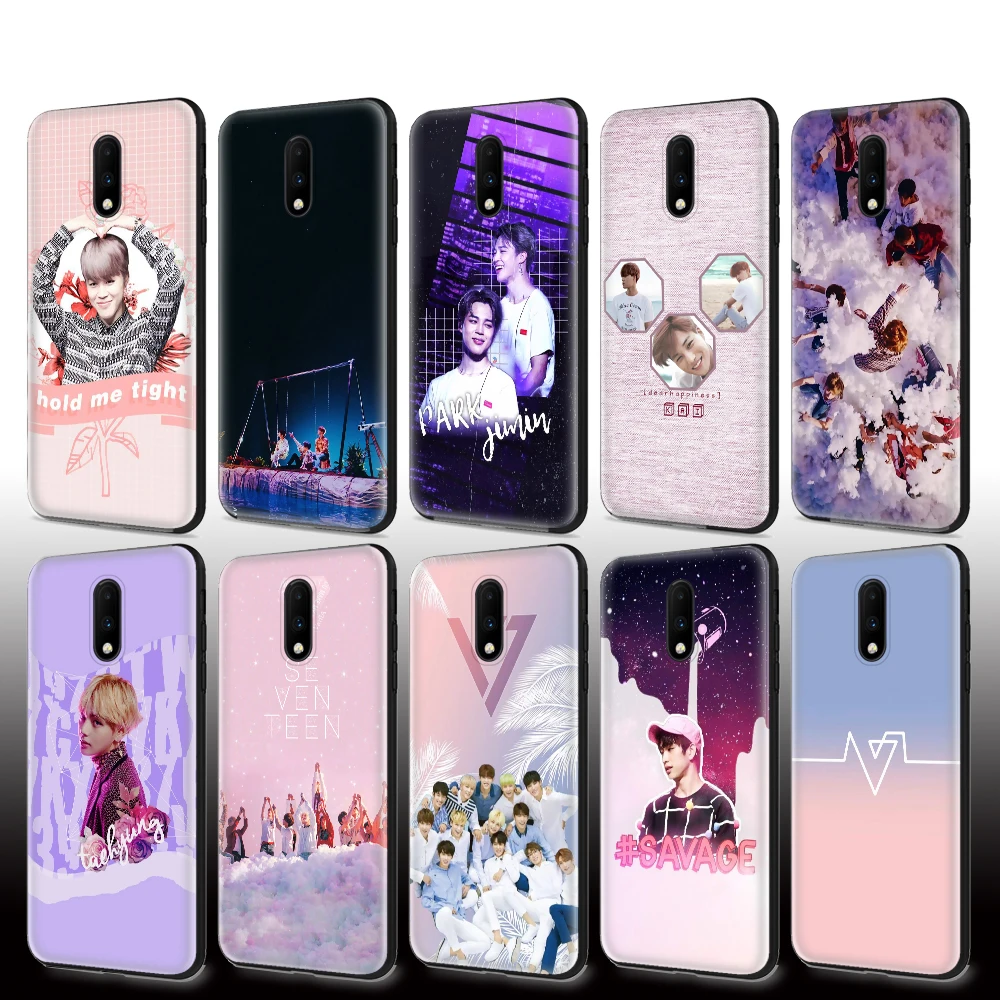 Силиконовый чехол 80F Korea Kpop Seventeen для Xiaomi Mi A1 A2 A3 Lite Mix 2S MAX 3 Note 10 OnePlus 5 5T 6 6T 7 7T Pro |