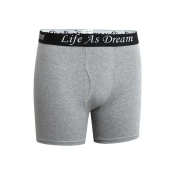 

Men's Boxer Underwear Pants Cotton Men Shorts Loose Calecon Pour Homme Mens Boxers Long Leg Solid Color New Vcqy
