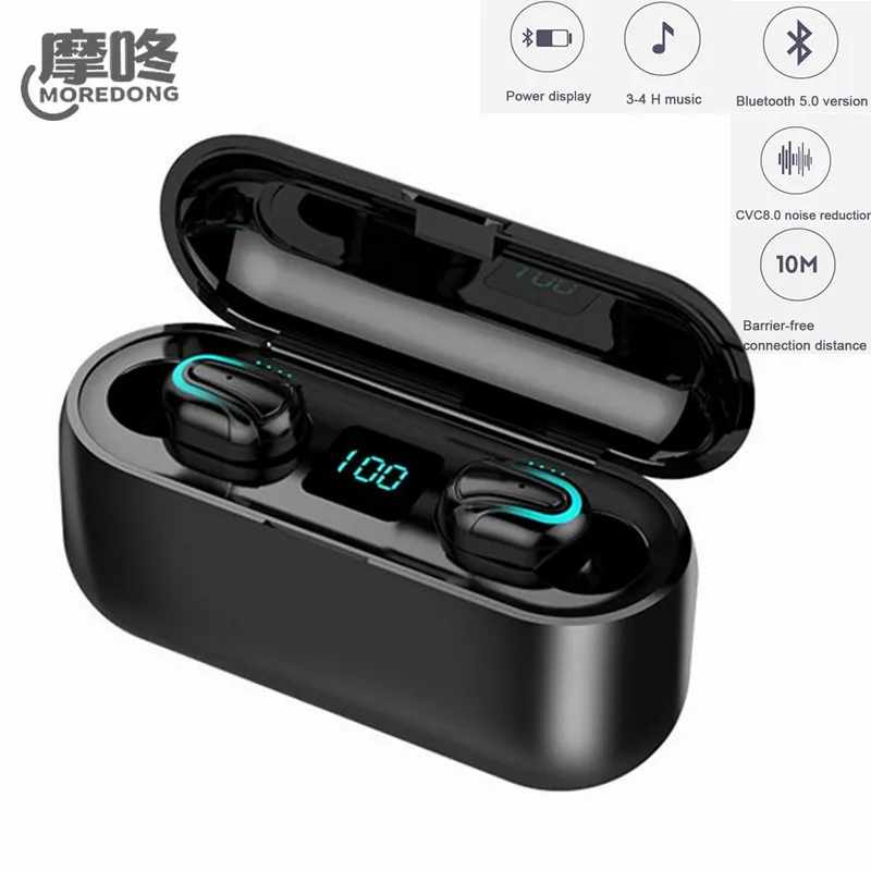 MOREDONG Q32 TWS сенсорные наушники с отпечатком пальца Bluetooth шумоподавлением игровая