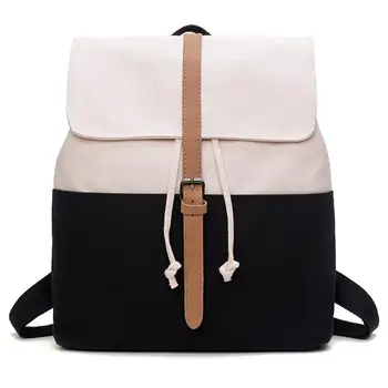 

Women Canvas Backpack Flip Leisure Outdoor Bags Girls Rucksack Travel Bag Fashion Girls School Bookbag Mochila Feminina 2019 New