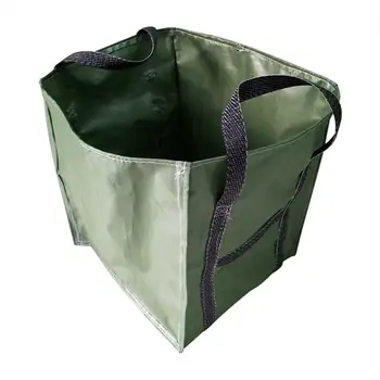 

Foldable Waterproof Garden Bag Foldable Gardening Bag Reusable Trash Can Bucket for Leaf Lawn Yard Waste