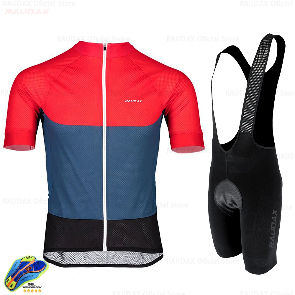 raudax 2020 Summer Cycling Jerseys Set Breathable MTB Cycling Clothing