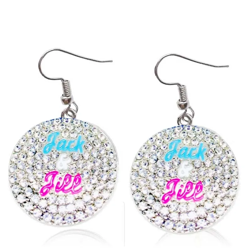 

Sorority Greek Jack and Jill earring Jewelry for gift