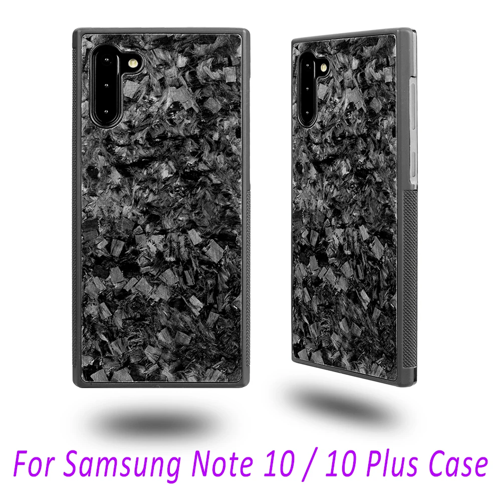 Anti-slip Case Cover Real Forged Carbon Fiber for Samsung Note 10 with Soft TPU Mobile Phone Galaxy 10Plus | Мобильные телефоны и
