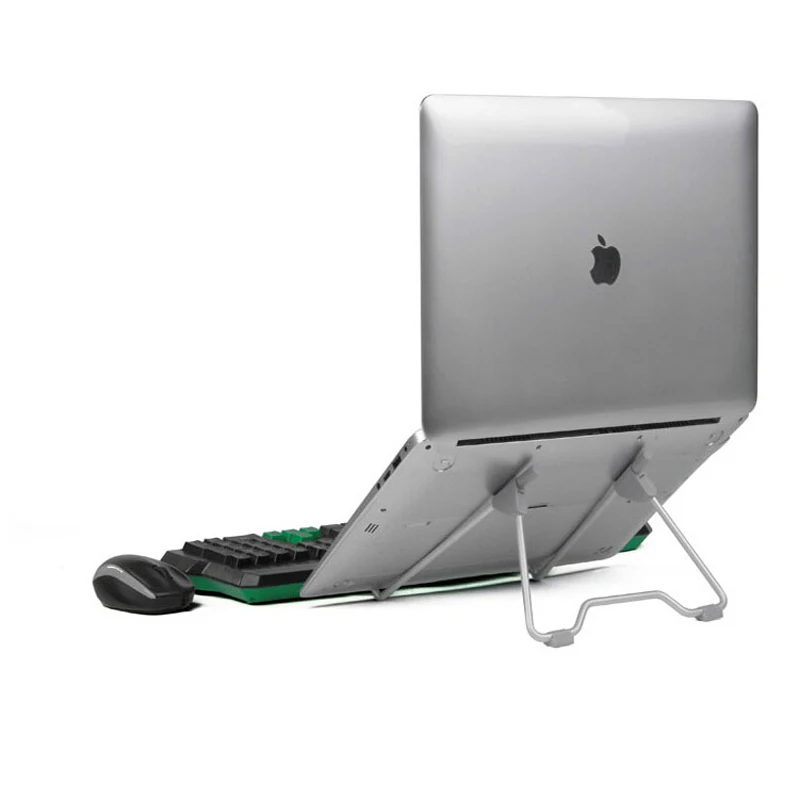 

Folding Portable Phone Holder Stand Viewing Angle/Height Adjustable Aluminum Alloy Laptop Bracket Support 10-17 inch Notebook
