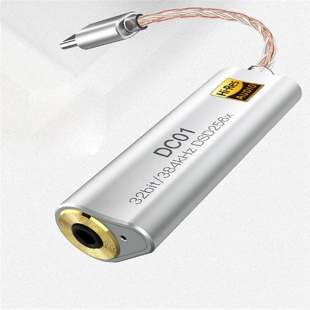  ​Portable Headphone Amplifier Adapter for iBasso DC01 DC02 USB DAC for Android PC Tablets 2.5mm 3.5