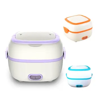 

Multifunctional Electric Lunch Box Mini Rice Cooker Food Heater Steamer Cooking