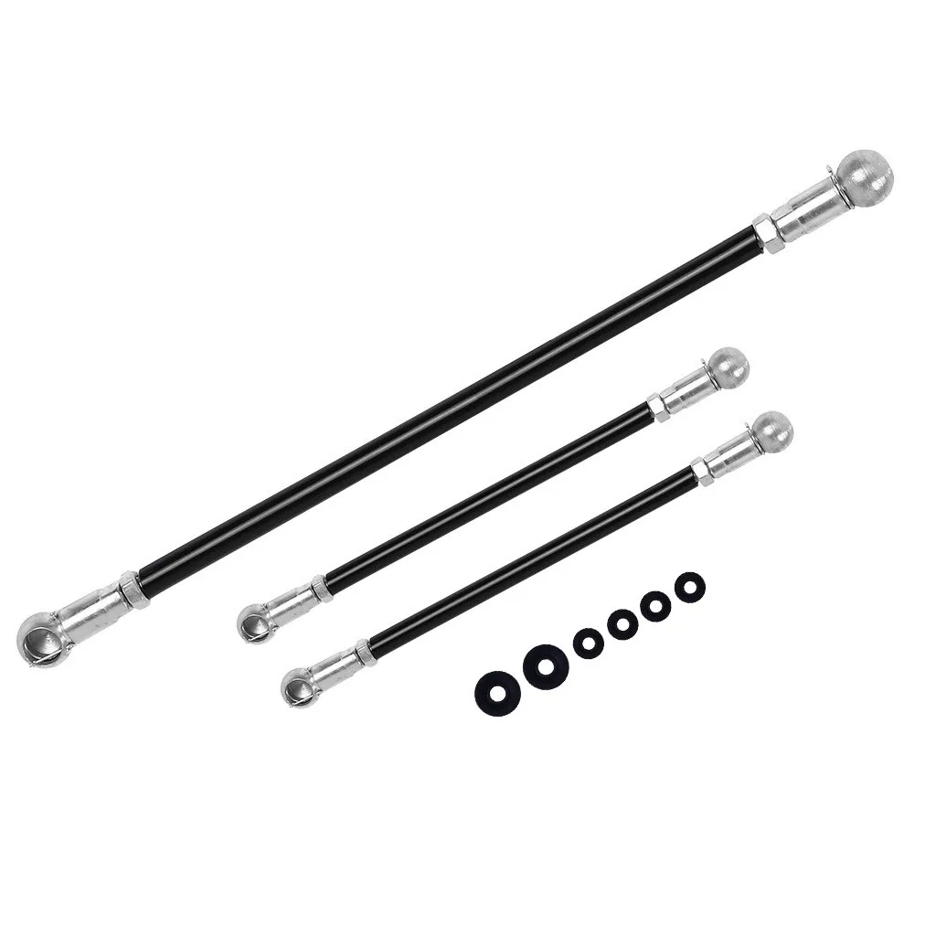 

3pcs Gear Linkage Push Rods Kit Rubber Grease Seals 245283 2452/e1 longer rod 245283 smaller rods type 2452E1 Car Accessories